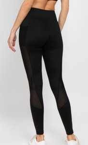 Jersey Mesh Leggings