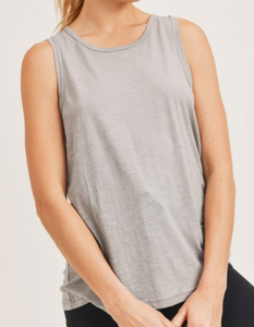 Athleisure Grey Tank Top