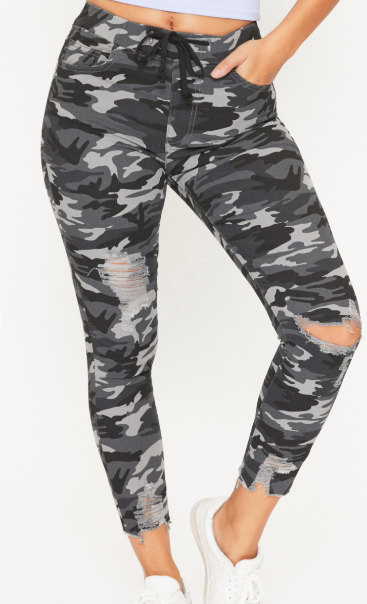 Black Camo Joggers