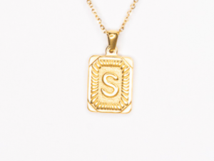 Gold Initial Necklaces