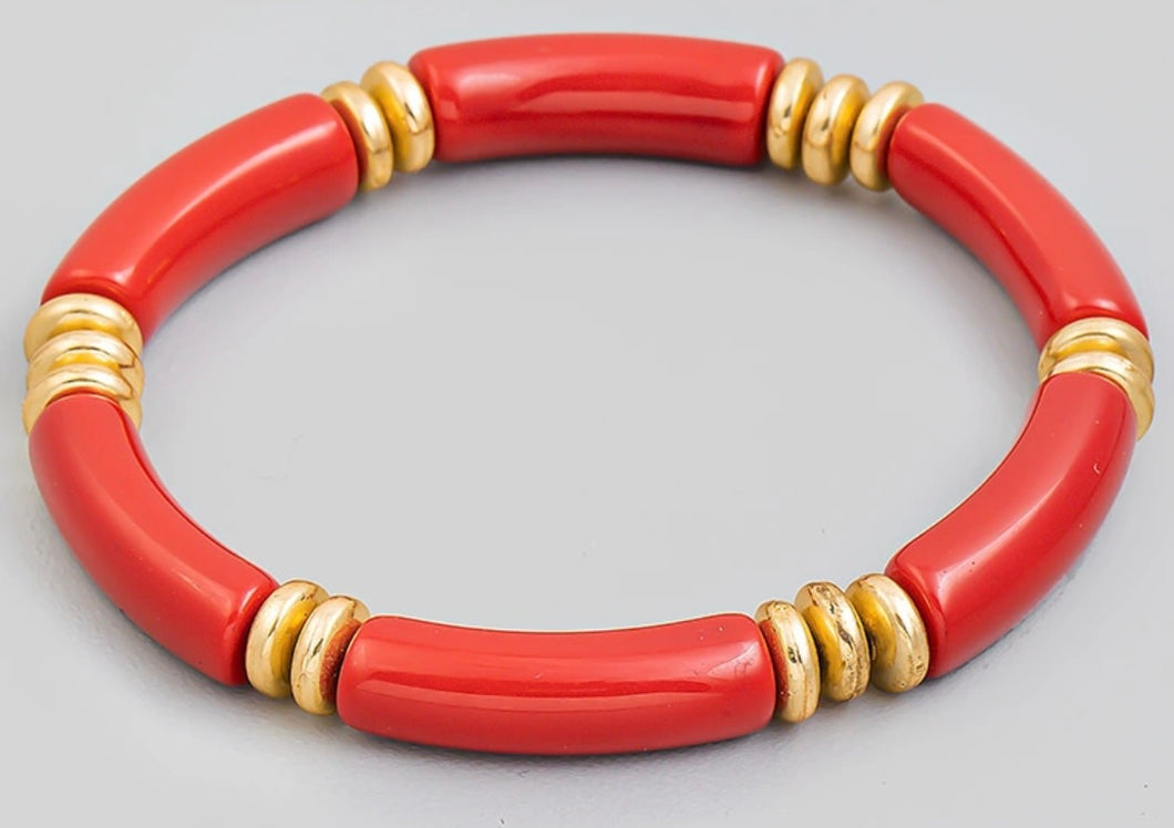 Acrylic Tube Bracelet